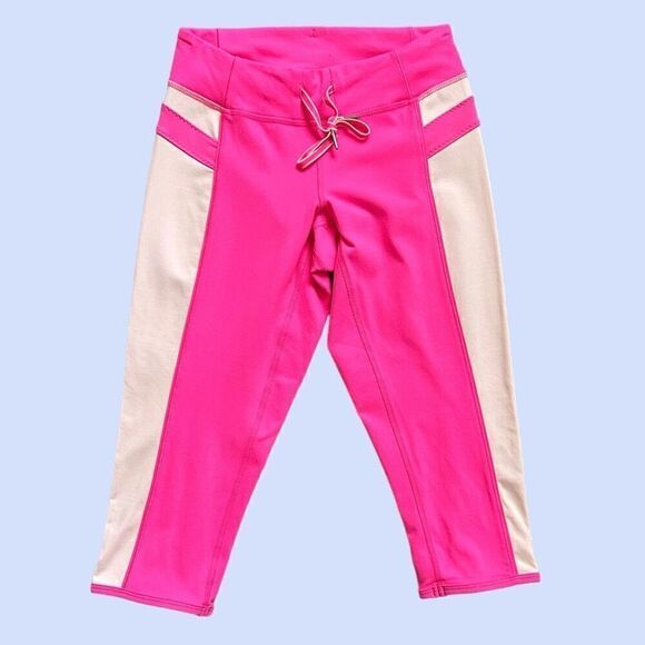 Lululemon Heat it Up Crop Pink - Picture 1 of 6